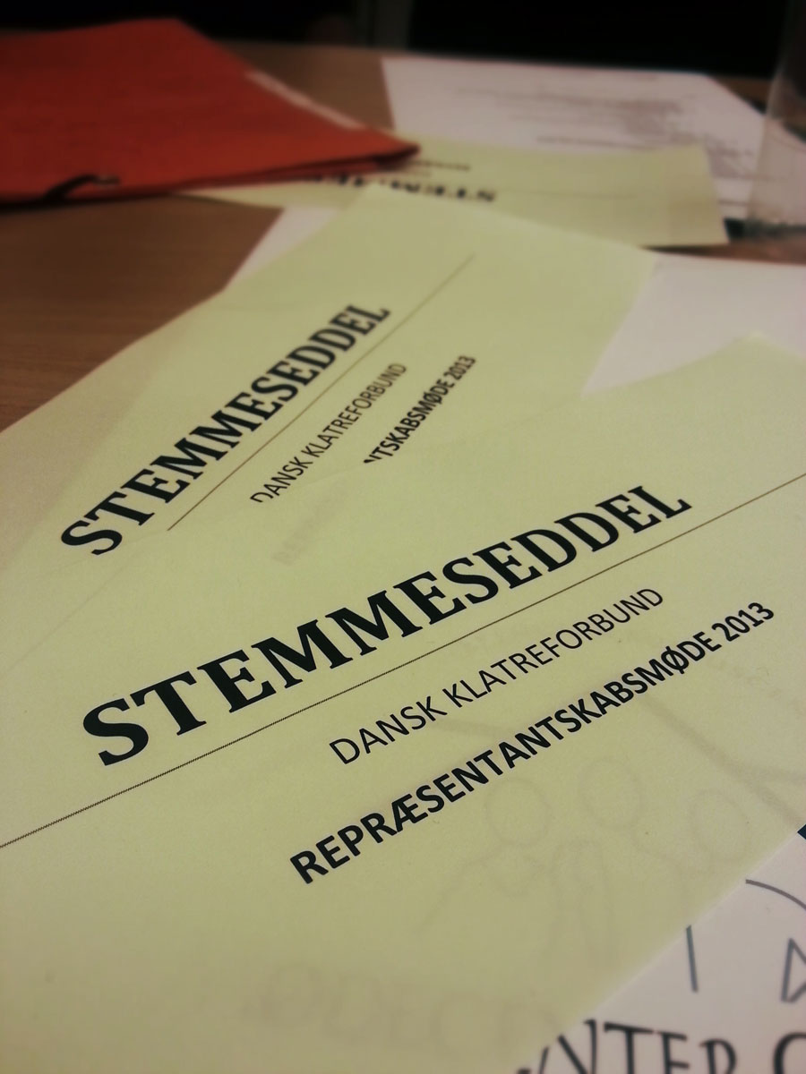 Kolding Klatreklub repræsenteret på Dansk Klatreforbunds repræsentantskabsmøde 2013